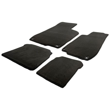 Set de tapis de sol en velours sur mesure pour Peugeot Partner (Furgon) 2018- / Opel Combo E Cargo 2018- / Citroën Berlingo 2018