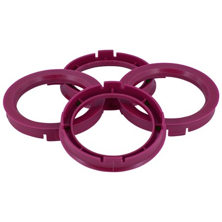 Set de Bagues de Centrage TPI - 70.1->66.1mm - Violet