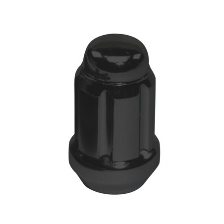 Ecrou de roue M12x1.50 Noir - 6-Spline - Conique