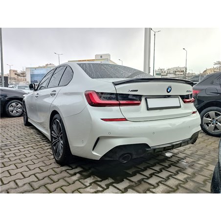 Lèvre spoiler arrière sur mesure pour BMW serie 3 G20 Sedan 2018- (PU)