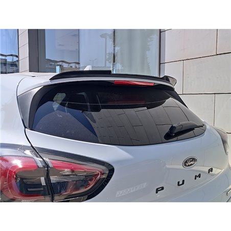 Becquet de toit (Spoiler Cap) sur mesure pour Ford Puma ST-Line 2019- (ABS Noir Luisant)