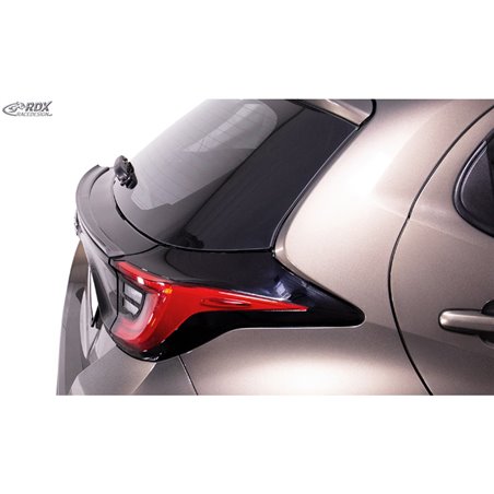 Lèvre spoiler arrière sur mesure pour Toyota Yaris 2020- (ABS)