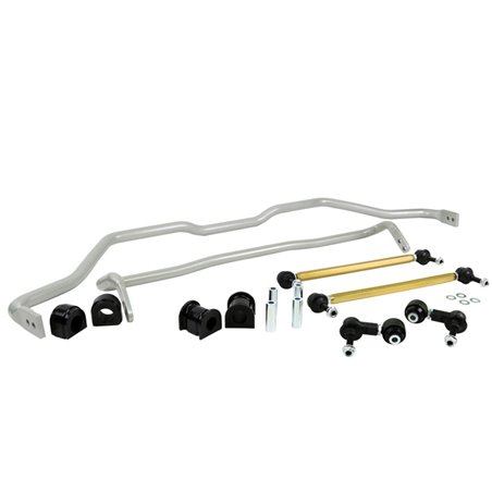 Whiteline Kit de barre stabilisatrice avant et arrière sur mesure pour Honda Civic X Sedan/Hatchback 2015-