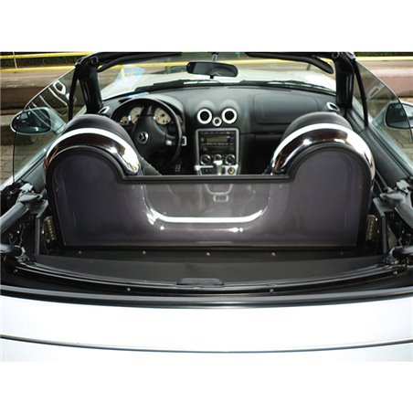 Filet coupe-vent Weyer Basic Line sur mesure pour Mazda MX 5 Type NA+NB (avec bague)