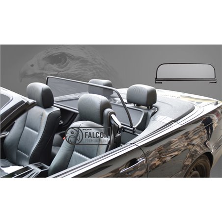 Filet coupe-vent Weyer Falcon Premium sur mesure pour BMW Série 3 E46 2000-2007