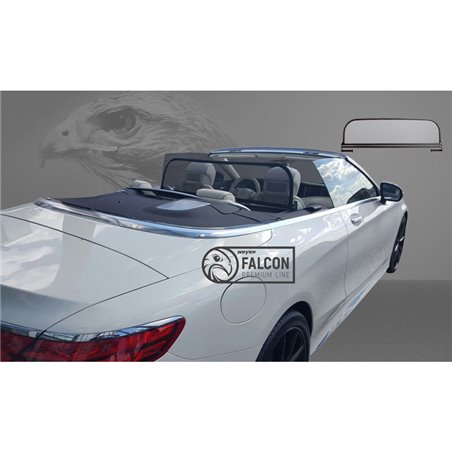 Filet coupe-vent Weyer Falcon Premium sur mesure pour Mercedes Classe-S Cabrio (A217) 2016-