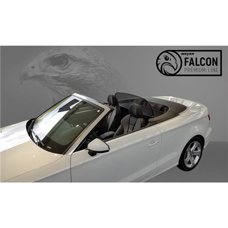 Filet coupe-vent Weyer Falcon Premium sur mesure pour Audi A3 8P Cabrio 2014-