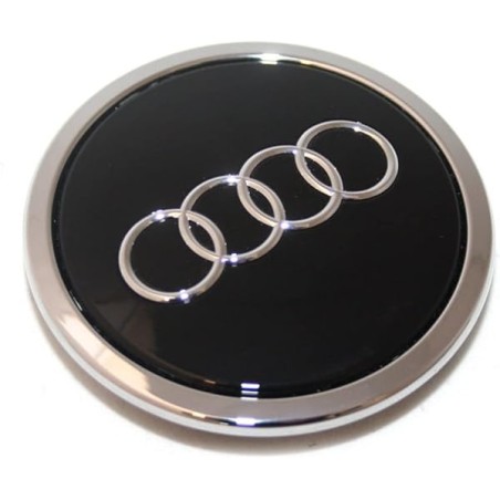 Cache moyeu Audi noir aluminium 81A601170