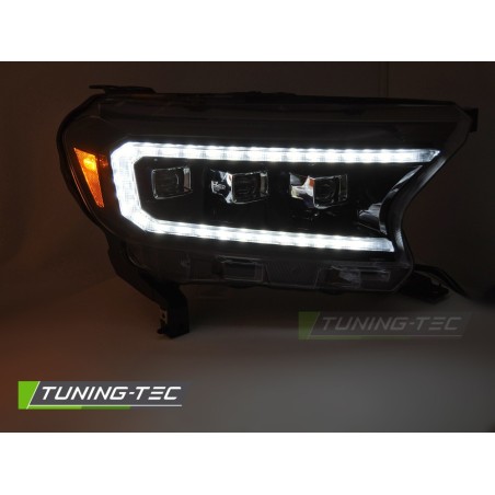 HEADLIGHTS LED BLACK fits FORD RANGER V 16-22