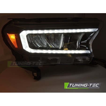 LED HEADLIGHTS BLACK fits FORD RANGER V 16-22