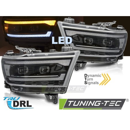 LED HEADLIGHTS fits DODGE RAM 19-22