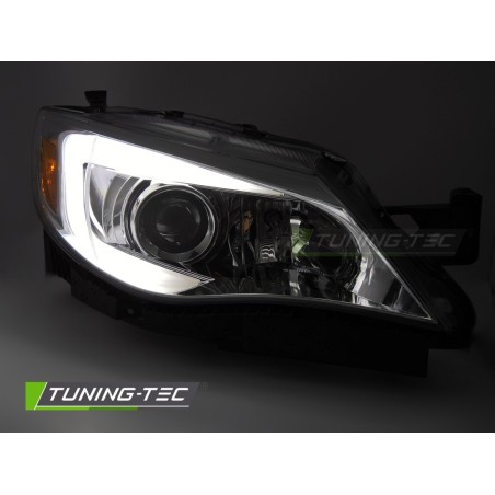 HEADLIGHTS TUBE LIGHT CHROME fits SUBARU WRX 14-17