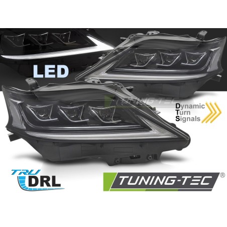 HEADLIGHTS LEXUS RX 12-15 LED BLACK