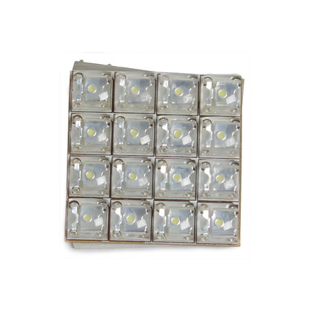 LED_Innenraumbeleuchtung mit 16 LEDs_35x35mm Blanc