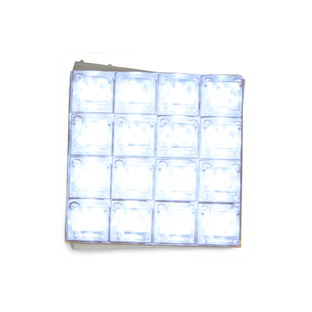 LED_Innenraumbeleuchtung mit 16 LEDs_35x35mm Blanc