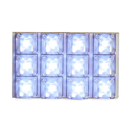 LED_Innenraumbeleuchtung mit 12 LEDs_40x25mm Blanc