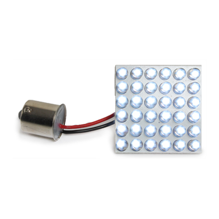 LED_Innenraumbeleuchtung mit 36 LEDs_38x38mm Blanc