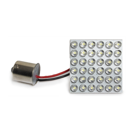 LED_Innenraumbeleuchtung mit 36 LEDs_38x38mm Blanc