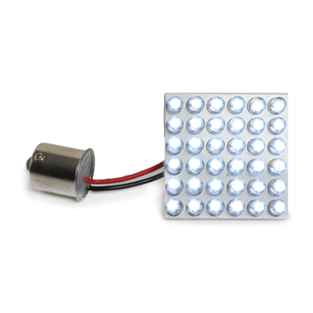 LED_Innenraumbeleuchtung mit 36 LEDs_38x38mm Blanc