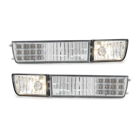 Clignotants LED avant VW Golf III/Vento Anti-brouillards - chromé