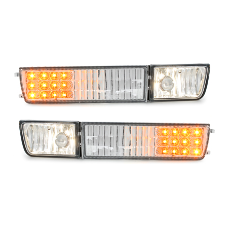 Clignotants LED avant VW Golf III/Vento Anti-brouillards - chromé