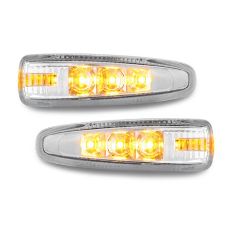 LED Clignotants latéraux Mitsubishi Lancer_08+  Chrome