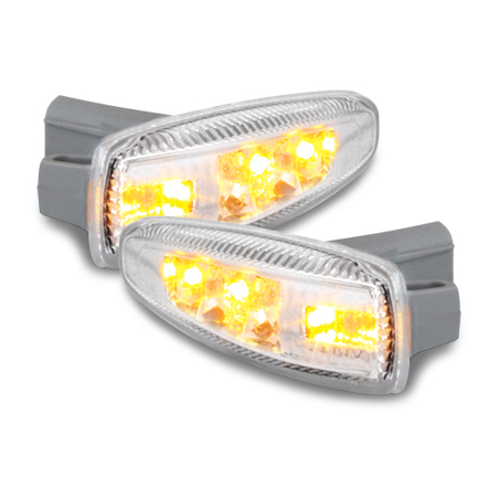 LED Clignotants latéraux Mitsubishi Lancer_08+  Chrome