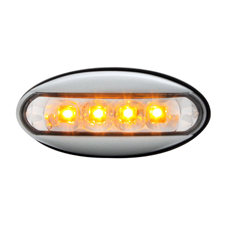 LED Clignotants latéraux Peugeot 206  boitier grey _ RS clear