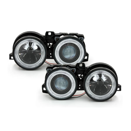 Phares BMW E30 09.87-10.90_2 StandlichtringeNoir