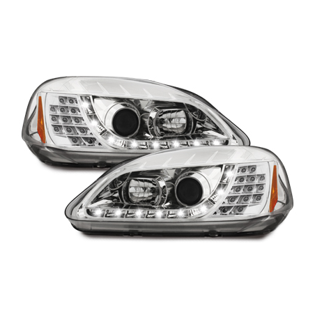 Phares DAYLINE Honda Civic 2/5T 99-02  Chrome