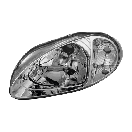 Phares Honda CRX del Sol 93-97  Monobloc  Chrome