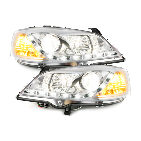 Phares D-LITE Opel Astra Gauche Feux Diurne  Chrome