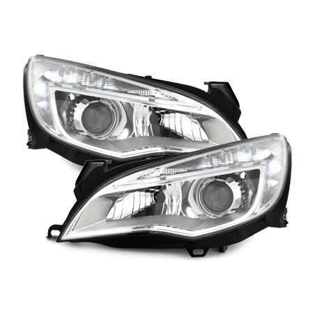 Phares avec feux diurnes Opel Astra J 10-11 Chrome