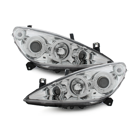 Phares Peugeot 307 01-04.05 _2 Standlichtringe Chrome