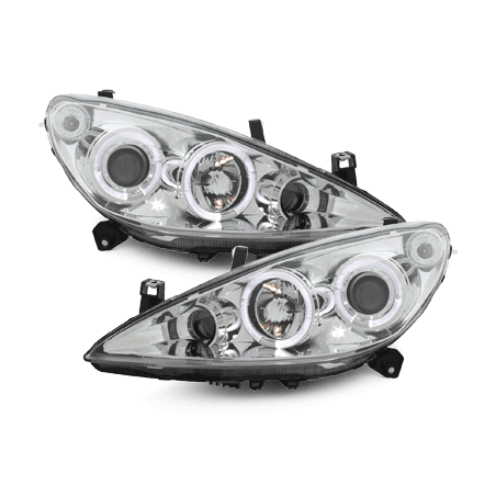 Phares Peugeot 307 01-04.05 _2 Standlichtringe Chrome