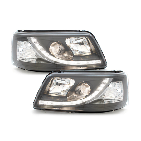 Phares D-LITE VW T5 03-09 avec Feux Diurne  Noir