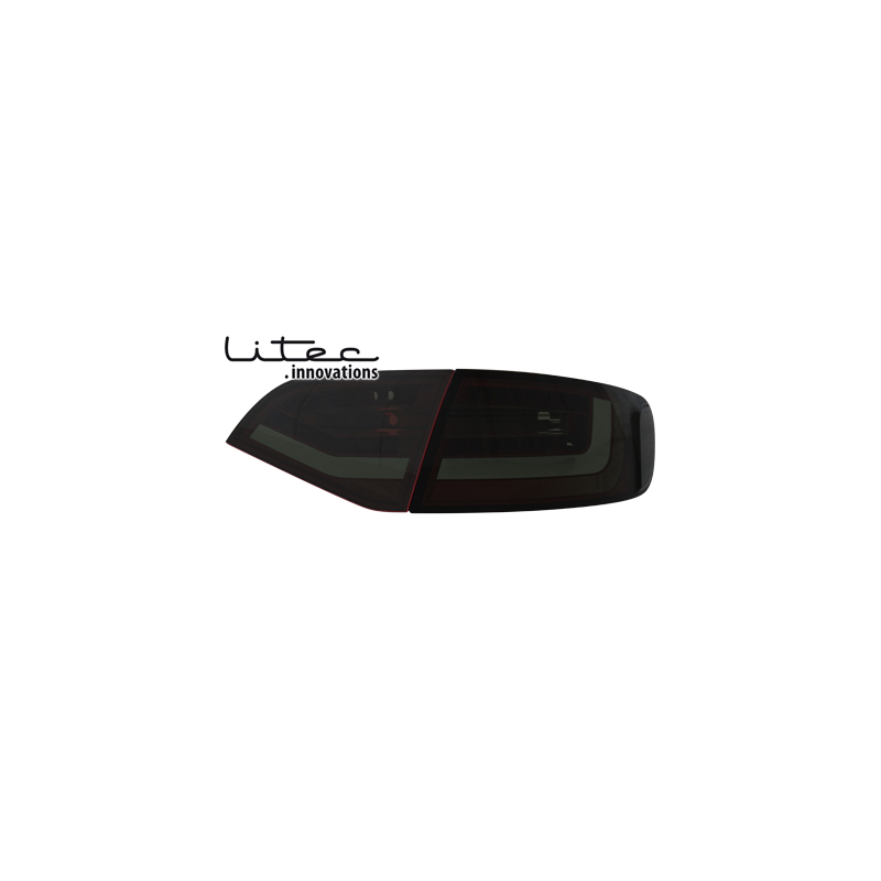 Feux arrière LITEC LED Audi A4 B8 (8K) Avant-Rouge/Cristal - RA14KALRC