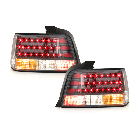 Feux arrière à LED BMW E36 Berline  92-98 Noir