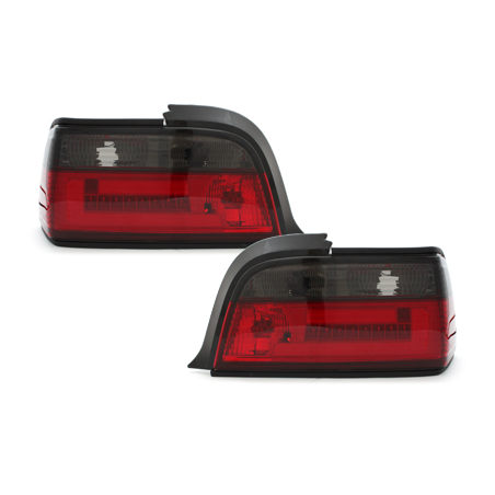 Feux arrière LED BMW E36 Coupé 92-98 - Rouge/Fumé