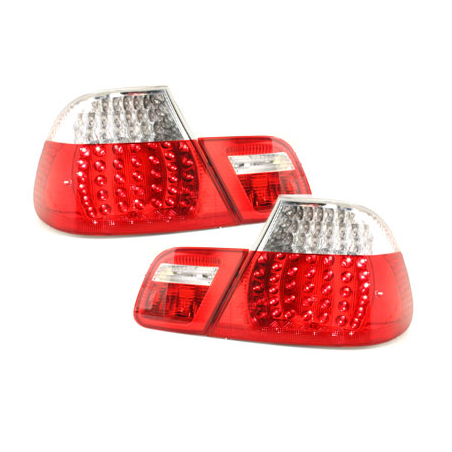 Feux arrière à LED BMW E46 Coupé 98-02  rouge/cristal 4-Portes