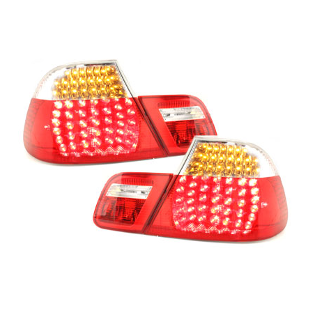 Feux arrière à LED BMW E46 Coupé 98-02  rouge/cristal 4-Portes