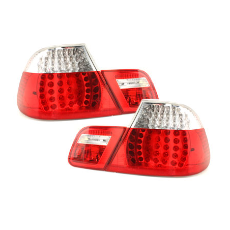 Feux arrière à LED BMW E46 Coupé 98-02  rouge/cristal 4-Portes