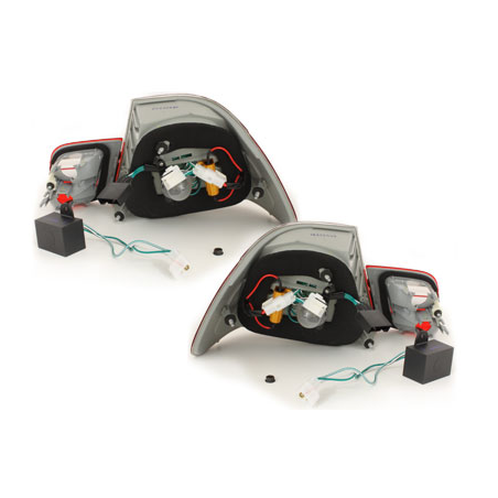 Feux arrière à LED BMW E46 Coupé 98-02  rouge/cristal 4-Portes