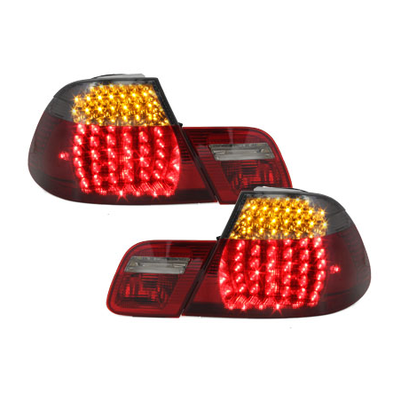 Feux arrière à LED BMW E46 Coupé 98-02  rouge/Fumé 4-Portes