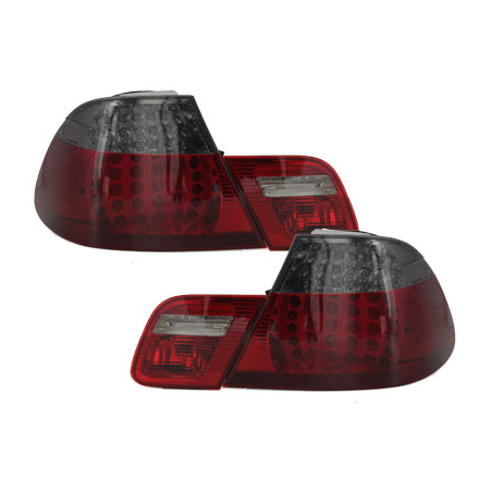 Feux arrière à LED BMW E46 Coupé 98-02  rouge/Fumé 4-Portes