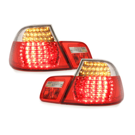 Feux arrière à LED BMW E46 Coupé 98-03  rouge/cristal 4-Portes