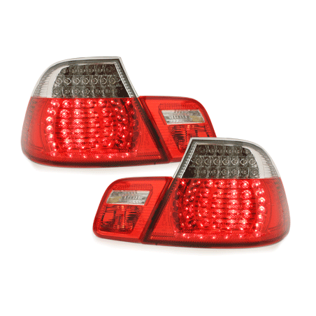 Feux arrière à LED BMW E46 Coupé 98-03  rouge/cristal 4-Portes