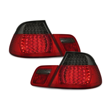 Feux arrière à LED BMW E46 Coupé 98-03  rouge/Fumé 4-Portes