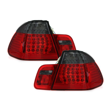 Feux arrière à LED BMW E46 Berline  02-04  rouge/Fumé 4-Portes