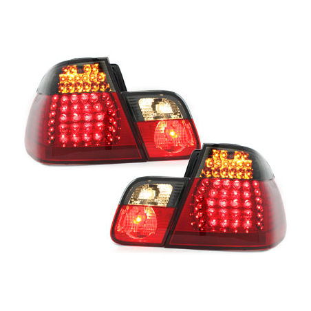 Feux arrière à LED BMW E46 Berline  98-01  rouge/Fumé 4-Portes